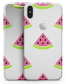 Cartoon Watermelon Pattern - iPhone X Skin-Kit