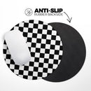 Checkerboard// WaterProof Rubber Foam Backed Anti-Slip Mouse Pad for Home Work Office or Gaming Computer Desk