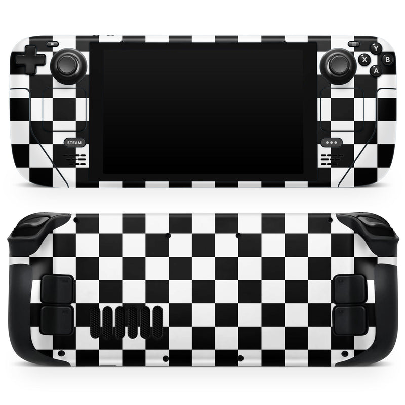 Checkerboard // Full Body Skin Decal Wrap Kit for the Steam Deck handheld gaming computer