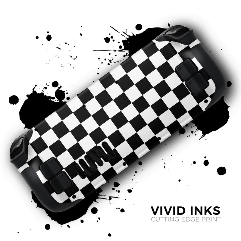 Checkerboard // Full Body Skin Decal Wrap Kit for the Steam Deck handheld gaming computer