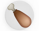 Chicken Leg Emoticon Emoji - Skin Kit for PopSockets and other Smartphone Extendable Grips & Stands