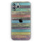 Chipped Pastel Paint on Wood 2 - Skin-Kit compatible with the Apple iPhone 13, 13 Pro Max, 13 Mini, 13 Pro, iPhone 12, iPhone 11 (All iPhones Available)