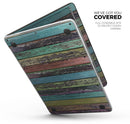 Chipped Pastel Paint on Wood - Skin Decal Wrap Kit Compatible with the Apple MacBook Pro, Pro with Touch Bar or Air (11", 12", 13", 15" & 16" - All Versions Available)