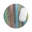Chipped Pastel Paint on Wood// WaterProof Rubber Foam Backed Anti-Slip Mouse Pad for Home Work Office or Gaming Computer Desk