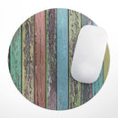 Chipped Pastel Paint on Wood// WaterProof Rubber Foam Backed Anti-Slip Mouse Pad for Home Work Office or Gaming Computer Desk