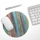 Chipped Pastel Paint on Wood// WaterProof Rubber Foam Backed Anti-Slip Mouse Pad for Home Work Office or Gaming Computer Desk