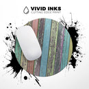 Chipped Pastel Paint on Wood// WaterProof Rubber Foam Backed Anti-Slip Mouse Pad for Home Work Office or Gaming Computer Desk