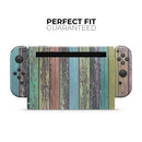 Chipped Pastel Paint on Wood // Skin Decal Wrap Kit for Nintendo Switch Console & Dock, Joy-Cons, Pro Controller, Lite, 3DS XL, 2DS XL, DSi, or Wii - Vinyl Skin Wrap for Nintendo Switch 2, OLED, Lite, Pro Controller, Wii & Classic Handhelds