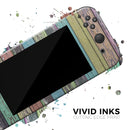 Chipped Pastel Paint on Wood // Skin Decal Wrap Kit for Nintendo Switch Console & Dock, Joy-Cons, Pro Controller, Lite, 3DS XL, 2DS XL, DSi, or Wii - Vinyl Skin Wrap for Nintendo Switch 2, OLED, Lite, Pro Controller, Wii & Classic Handhelds
