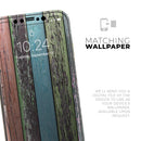 Chipped Pastel Paint on Wood  - Protective Skin Wrap & Decal – Compatible with iPhone SE to iPhone 17 Pro Max (All Models)