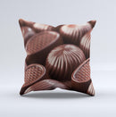 Chocolate Delish ink-Fuzed Decorative Throw Pillow