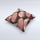Chocolate Delish ink-Fuzed Decorative Throw Pillow