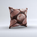 Chocolate Delish ink-Fuzed Decorative Throw Pillow