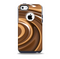 Chocolate and Carmel Swirl Skin for the iPhone 5c OtterBox Commuter Case
