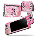 Circle Mandala Pink V53 - Vinyl Skin Wrap for Nintendo Switch 2, OLED, Lite, Pro Controller, Wii & Classic Handhelds