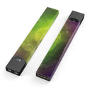 Circled Dark Absorbed Watercolor Texture - Premium Decal Protective Skin-Wrap Sticker compatible with the Juul Labs vaping device
