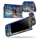 CityLife Blur - Skin Wrap Decal for Nintendo Switch Lite Console & Dock - 3DS XL - 2DS - Pro - DSi - Wii - Joy-Con Gaming Controller