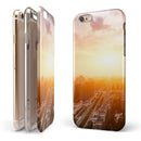 Cityscape at Sunset iPhone 6/6s or 6/6s Plus 2-Piece Hybrid INK-Fuzed Case