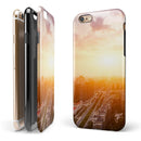 Cityscape at Sunset iPhone 6/6s or 6/6s Plus 2-Piece Hybrid INK-Fuzed Case