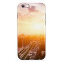 Cityscape at Sunset iPhone 6/6s or 6/6s Plus 2-Piece Hybrid INK-Fuzed Case