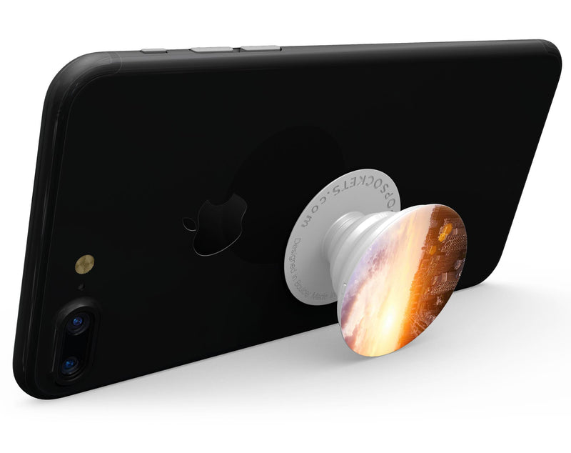 Cityscape at Sunset - Skin Kit for PopSockets and other Smartphone Extendable Grips & Stands
