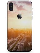 Cityscape at Sunset - iPhone X Skin-Kit