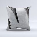 Clawed Metal Sheet Ink-Fuzed Decorative Throw Pillow