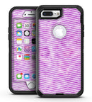 Clouded Purple Grunge Over White Chevron - iPhone 7 Plus/8 Plus OtterBox Case & Skin Kits