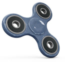 Cobalt Scratched Fabric Surface Full-Body Fidget Spinner Skin-Kit