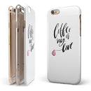 Coffee is My Love iPhone 6/6s or 6/6s Plus 2-Piece Hybrid INK-Fuzed Case