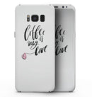 Coffee is My Love - Samsung Galaxy S8 Full-Body Skin Kit