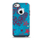 Colorful Blue and Red Starfish Shapes Skin for the iPhone 5c OtterBox Commuter Case