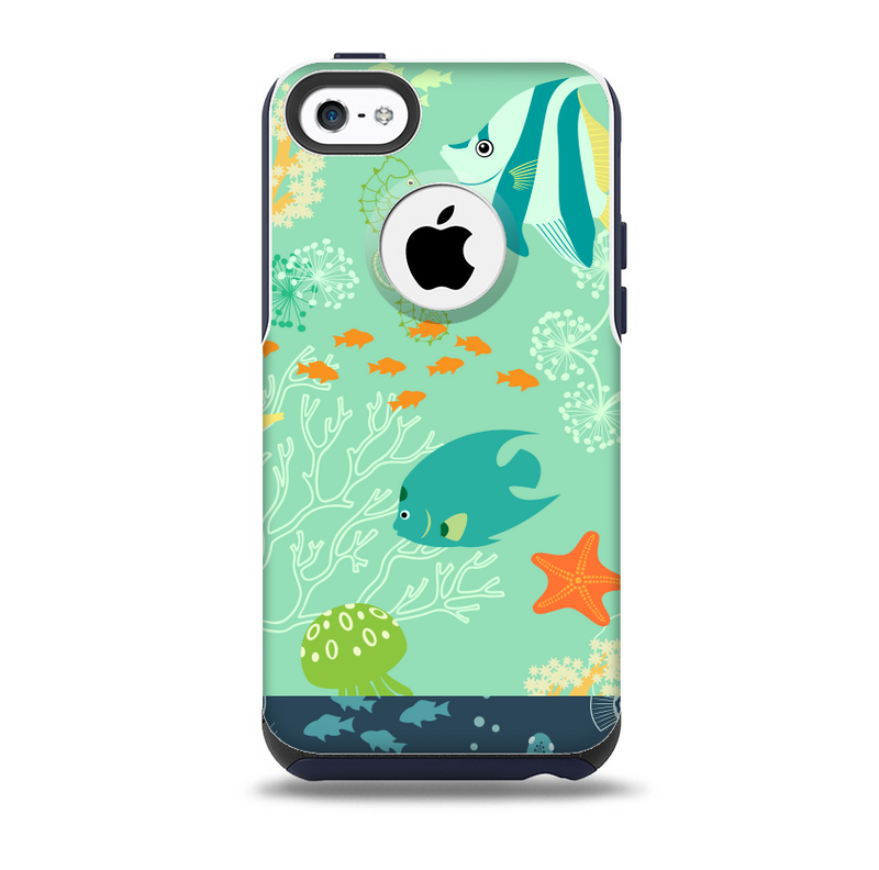 Colorful Bright Saltwater Fish Skin for the iPhone 5c OtterBox Commuter Case