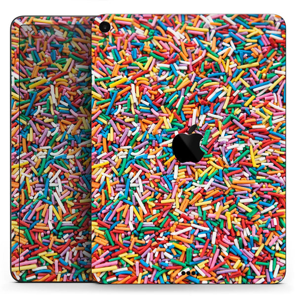 Colorful Candy Sprinkles - Full Body Skin Decal for the Apple iPad Pro 12.9", 11", 10.5", 9.7", Air or Mini (All Models Available)