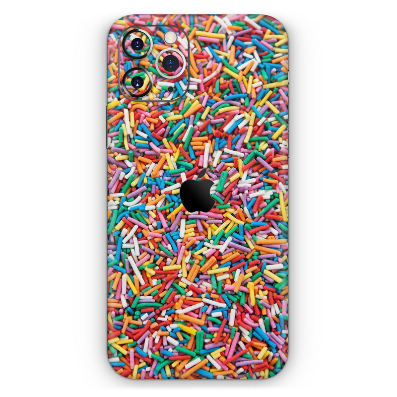Colorful Candy Sprinkles - Skin-Kit compatible with the Apple iPhone 13, 13 Pro Max, 13 Mini, 13 Pro, iPhone 12, iPhone 11 (All iPhones Available)