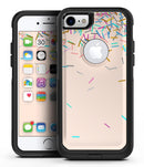 Colorful Candy Sticks Over Apricot - iPhone 7 or 8 OtterBox Case & Skin Kits