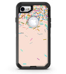 Colorful Candy Sticks Over Apricot - iPhone 7 or 8 OtterBox Case & Skin Kits