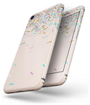 Colorful Candy Sticks Over Apricot - Skin-kit for the iPhone 8 or 8 Plus