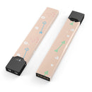 Colorful Cartoon Arrows Over Coral  - Premium Decal Protective Skin-Wrap Sticker compatible with the Juul Labs vaping device