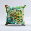 Colorful Chaotic HD Shard Pattern ink-Fuzed Decorative Throw Pillow