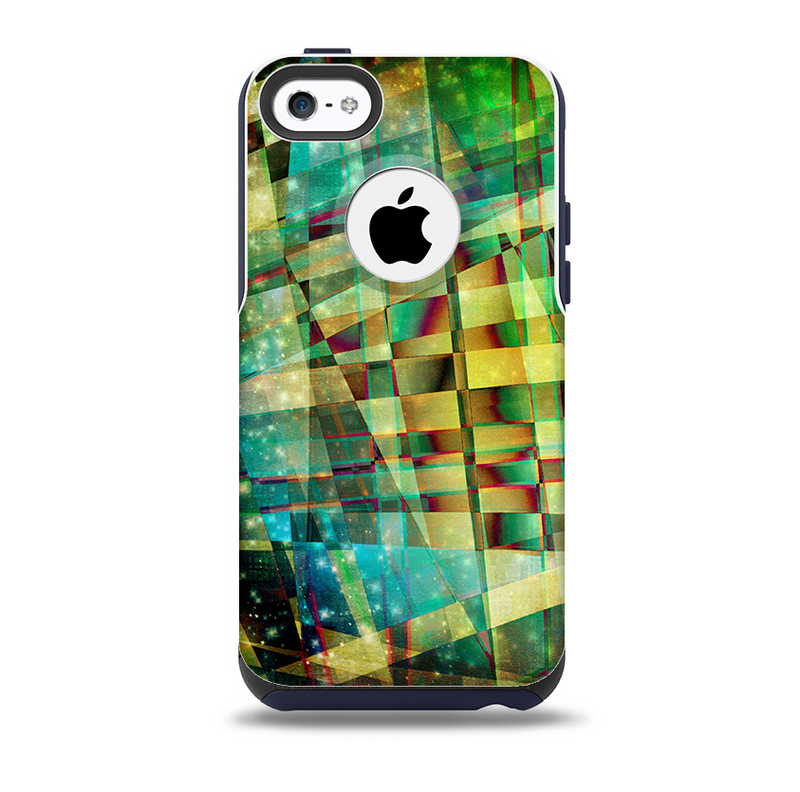 Colorful Chaotic HD Shard Pattern Skin for the iPhone 5c OtterBox Commuter Case