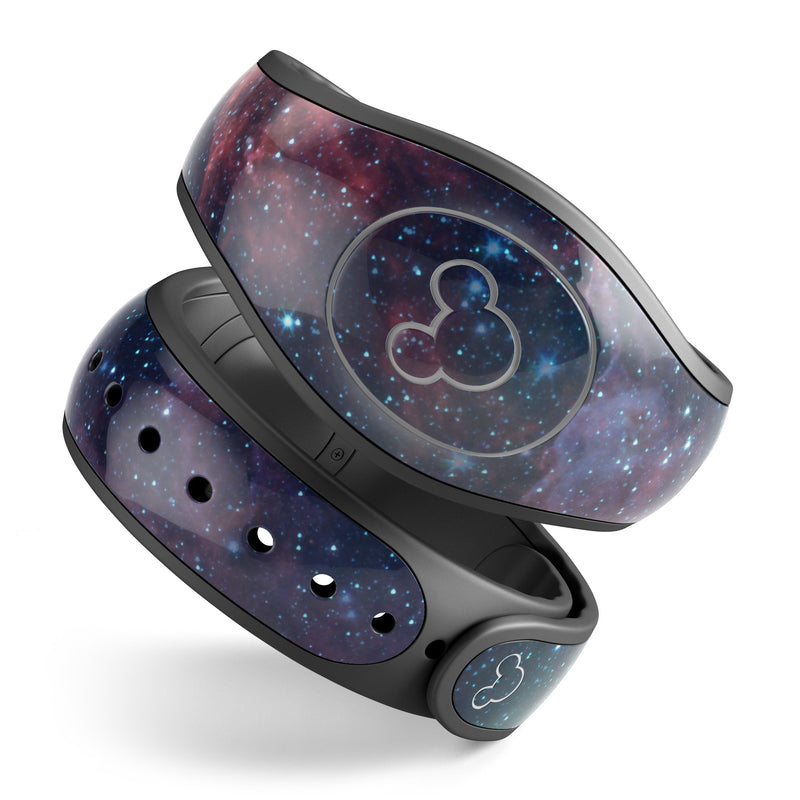 Colorful Deep Space Nebula - Decal Skin Wrap Kit for the Disney Magic Band