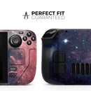 Colorful Deep Space Nebula // Vinyl Skin Wrap for Steam Deck OLED & Steam Deck (LCD) — Soft Matte or Ultra Gloss