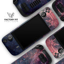 Colorful Deep Space Nebula // Vinyl Skin Wrap for Steam Deck OLED & Steam Deck (LCD) — Soft Matte or Ultra Gloss