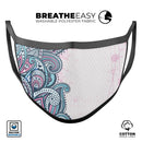 Colorful Ethnic Sprouts - Made in USA Mouth Cover Unisex Anti-Dust Cotton Blend Reusable & Washable Face Mask with Adjustable Sizing for Adult or Child