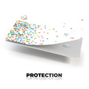 Colorful Falling Blocks Over White - Premium Protective Decal Skin-Kit for the Apple Credit Card