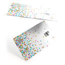Colorful Falling Blocks Over White - Premium Protective Decal Skin-Kit for the Apple Credit Card