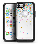 Colorful Falling Blocks Over White - iPhone 7 or 8 OtterBox Case & Skin Kits