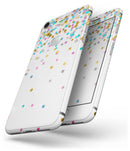 Colorful Falling Blocks Over White - Skin-kit for the iPhone 8 or 8 Plus