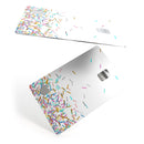Colorful Falling Candy Sticks - Premium Protective Decal Skin-Kit for the Apple Credit Card